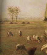 Jean Francois Millet Detail of  Spring,haymow oil painting